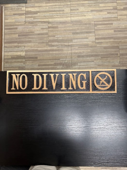 01 no diving sign