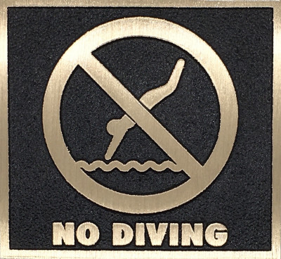 38 no diving