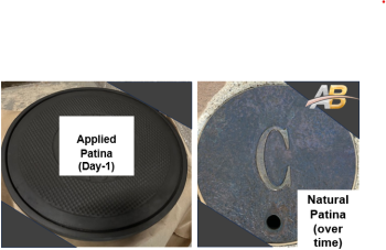 51 applied versus natural patina