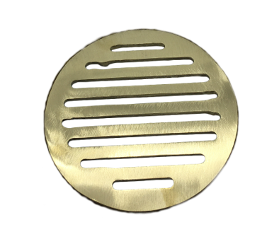 Lid for Round Drain - 8″ Red Brass
