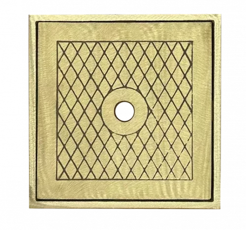 Square Skimmer Set - 8″ Yellow Brass