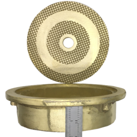 Round Skimmer Set - Deep Wall - Auto-Fill - 8″ Red Brass