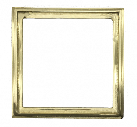 Frame (Ring) for Square Skimmer - 10″ Yellow Brass