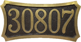 Address Plaque - 6-1/2″ x 12-5/8″ Red Brass