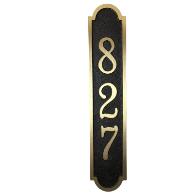 Address Plaque - 3-1/8″ x 15-3/4″ Yellow Brass