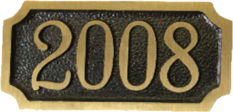 Address Plaque - 4-3/4″ x 9″ Red Brass