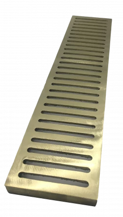 Channel Drain - 4″ x 22” x ¾″ Aluminum