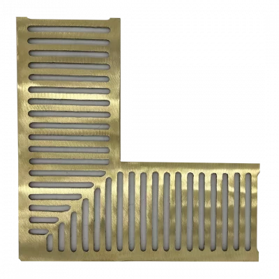 Channel Drain - 90 Degree - 6-½″ x 15-¾″ Aluminum