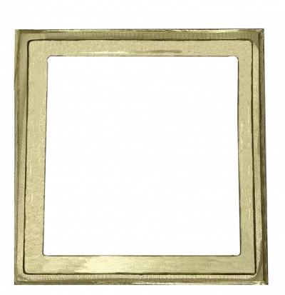 Frame for Square Drain Set - Heavy Load - 10″ Red Brass