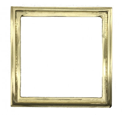 Frame (Ring) for Square Drain - 10″ Yellow Brass