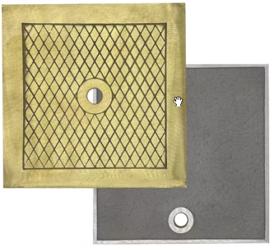 Lid for Square Skimmer - 10″ Red Brass