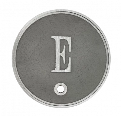 Round Skimmer Set - Custom Lid (Letter/Logo) - 10″ Aluminum