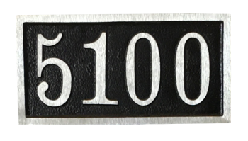 Address Plaque - 6″ x 12″ Aluminum